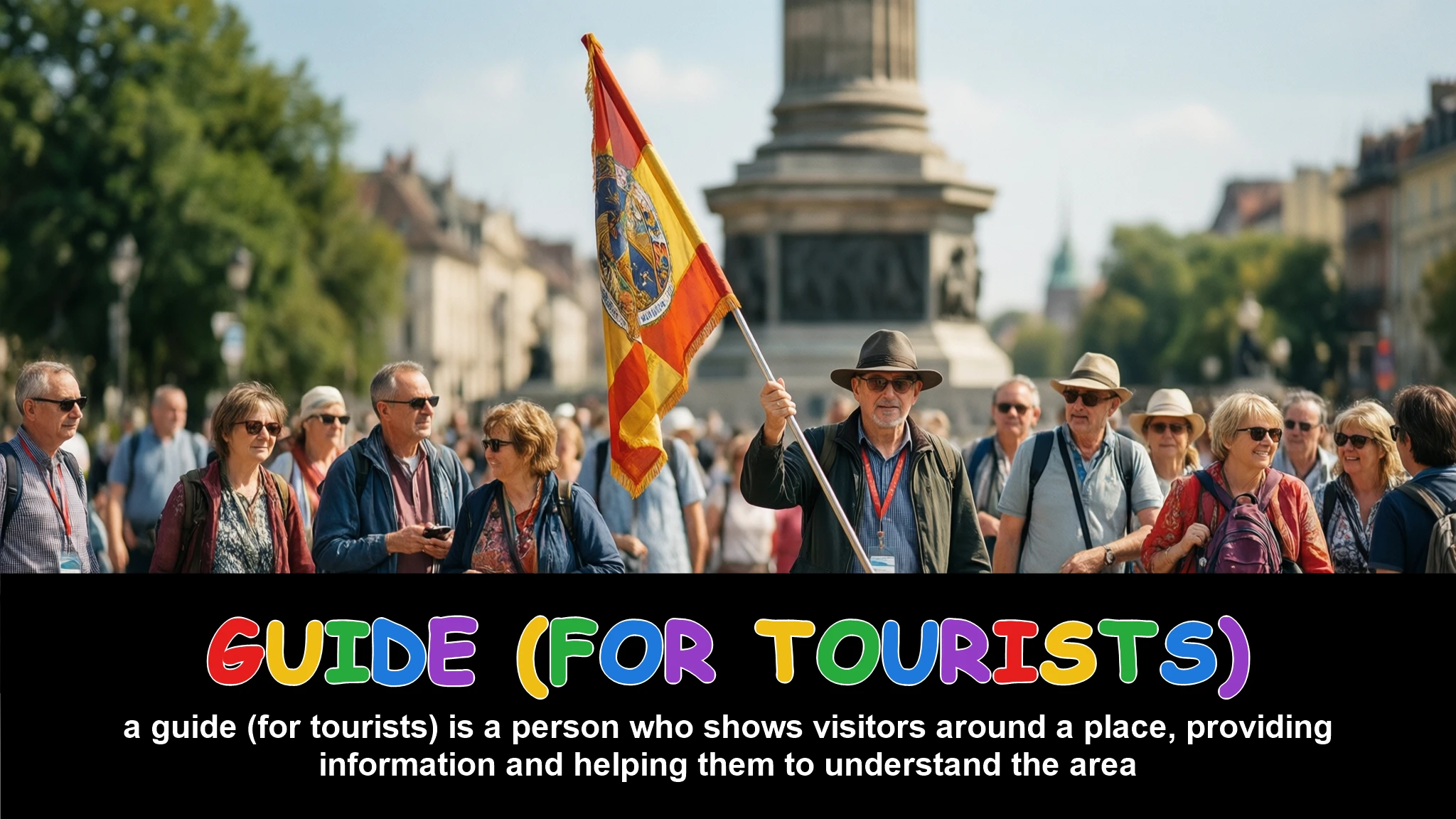 English Illustration for guide (for tourists)